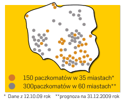 mapa lokalizacji paczkomatów
